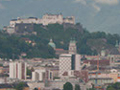 The view of Salzburg from the Maria Plain pilgrimage church located a few miles north of the city.