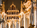 The 1976 Rieger organ in the Augustinian Church in Vienna.