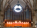 The 1899 Mauracher; 1928 Kaufmann organ in the Lazarite Church in Vienna.