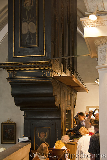 1634 Putz; 1708 Egedacher organ at Stiftskirche [Collegiate Church], Schlagl, Austria