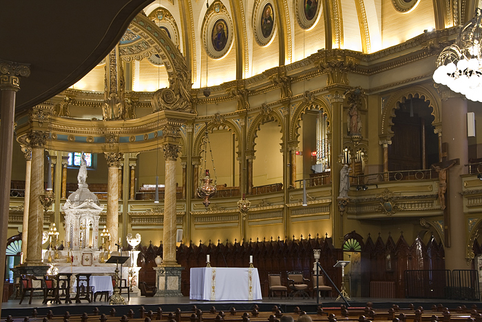 1915; 1996 Casavant Freres organ, Opus 615, at Eglise Saint-Jean-Baptiste, Montreal, Quebec, Canada