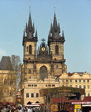 1673 Mundt organ at Kostel Matky Bozi pred Tynem [Church of Our Lady before Tyn], Prague, Czech Republic