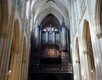 1859 Cavaille-Coll organ at the Basilique Sainte-Clotilde, Paris, France