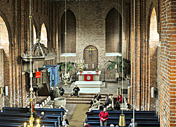 1713 von Holy organ at Marienkirche, Marienhafe, Germany