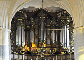 1736 Bielfeldt organ at Wilhade Kirche, Stade, Germany