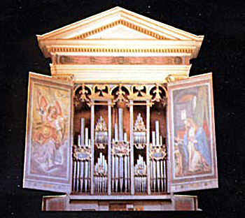 1899 Tronci organ at the Church of St. Michael, Corsicano, Italy