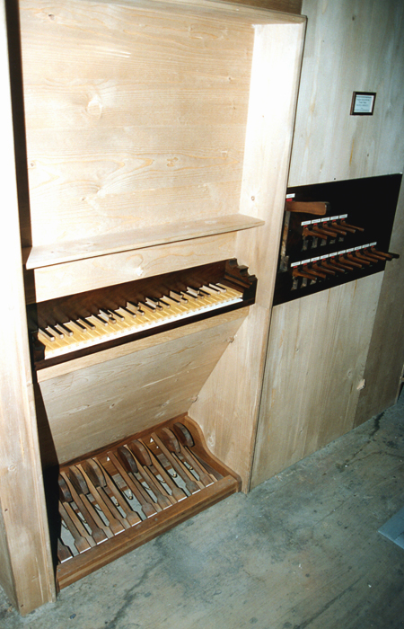 1596 Malamini organ at the Basilica di San Petronio [Basilica of St. Petronio], Bologna, Italy