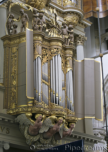 1725 F.C. Schnitger organ at Sint Laurenskerk, Alkmaar, The Netherlands