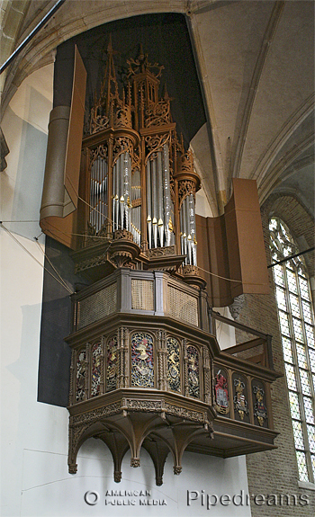 1511 van Covelens organ at Sint Laurenskerk, Alkmaar, The Netherlands