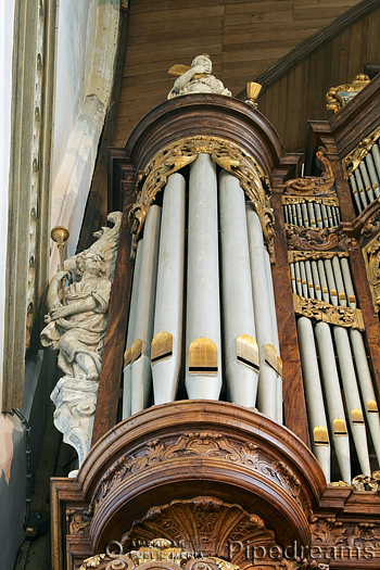 1726 Christian Vater; 1738 Christian Muller organ at the Oude Kerk, Amsterdam, The Netherlands