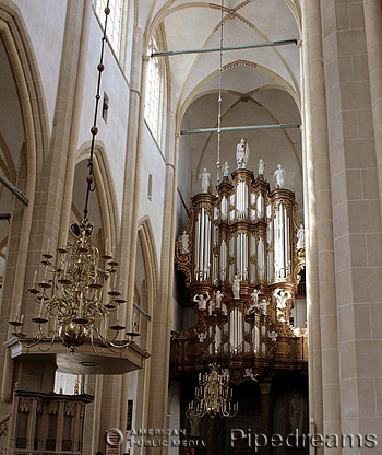 1743 Hinsz organ at the Bovenkerk, Kampen, The Netherlands