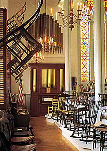 1840 Anonymous organ at the Hitchcock Museum, Riverton, Connecticut