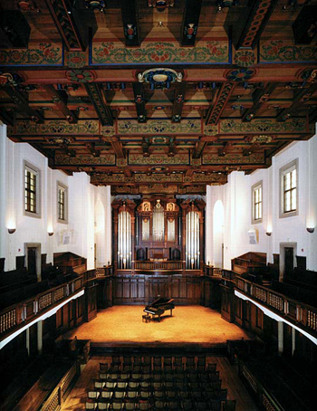 2002 C.B. Fisk organ, Opus 117, at Bridges Hall of Music at Pomona College, Claremont, California