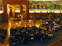 [Inside the Cincinnati Museum Center at Union Terminal]